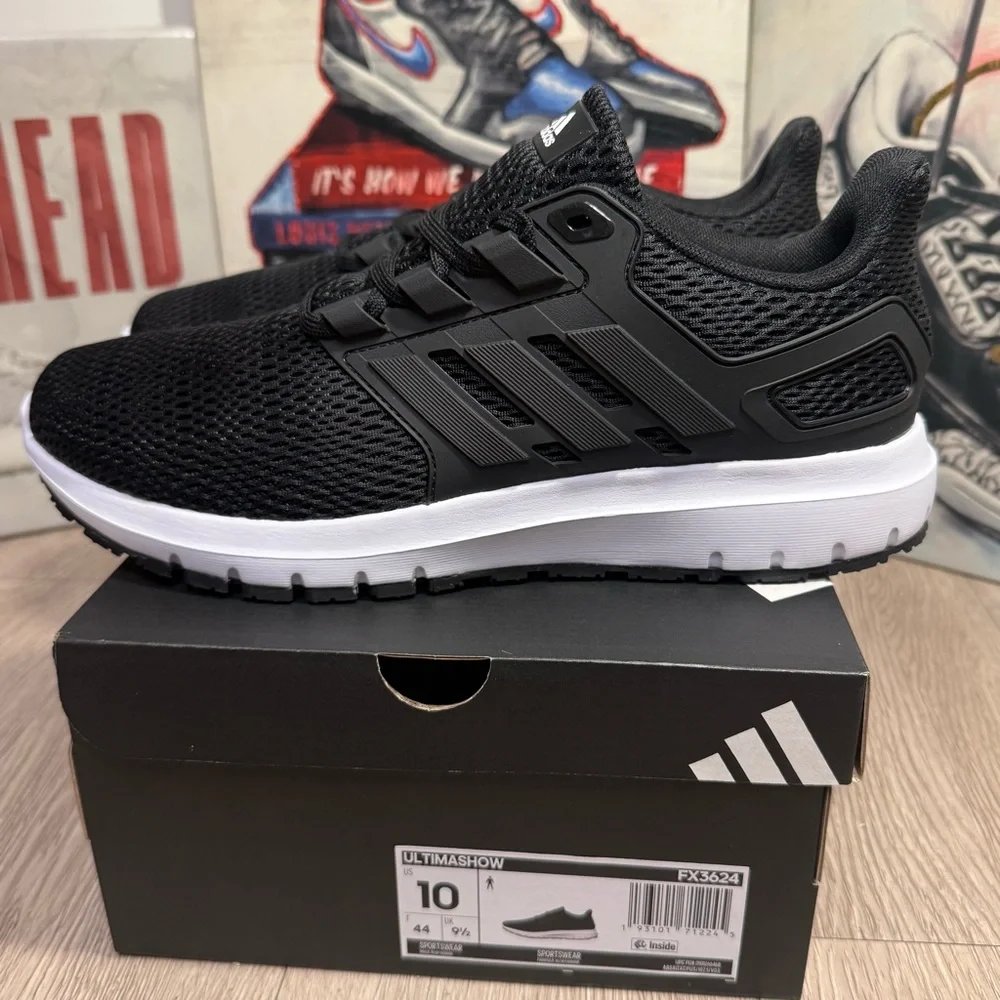 New adidas Ultimashow Core Black Cloud White Men Shoes 11.5, 12,12.5
